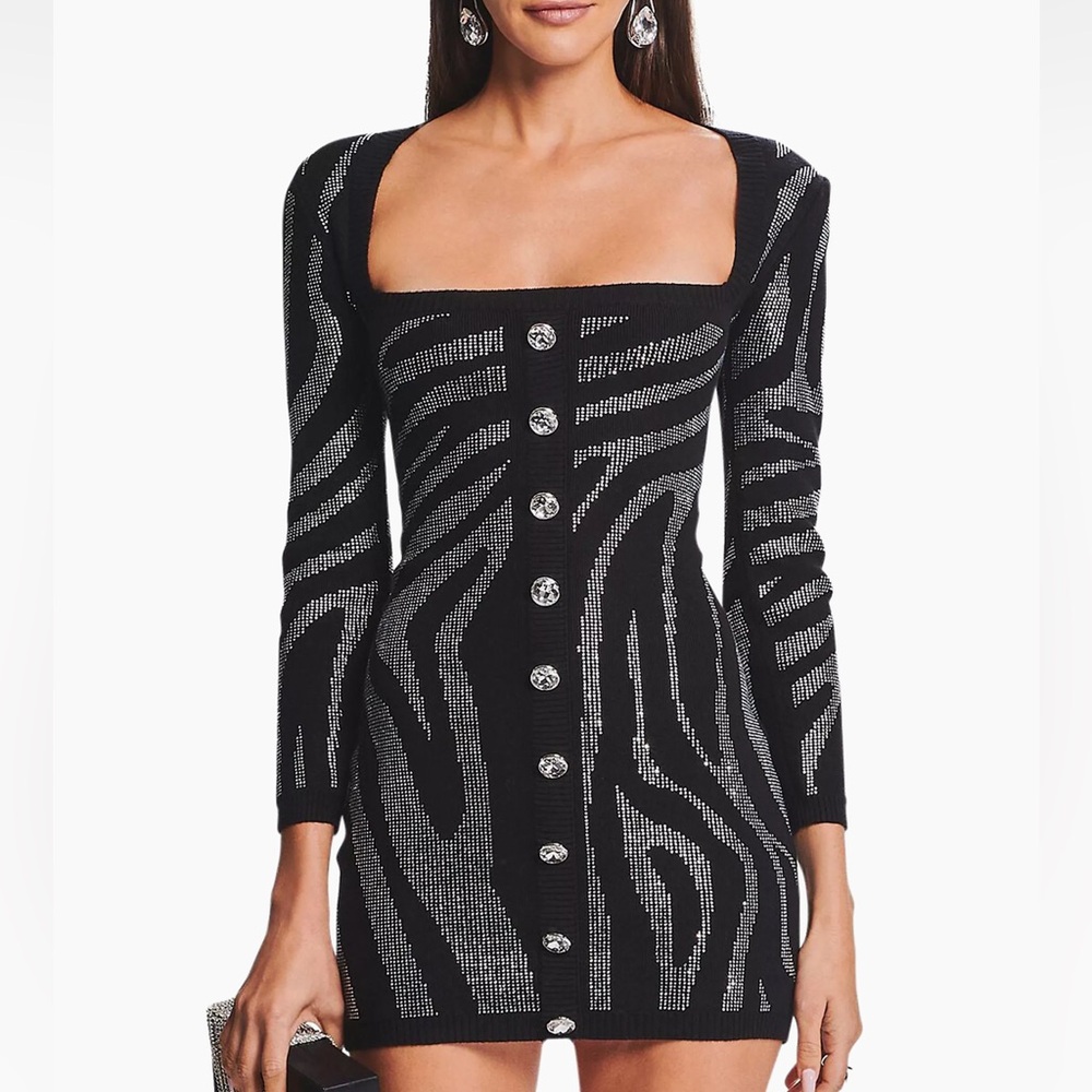 NWTs Retrofete Elvira Knit Mini Dress